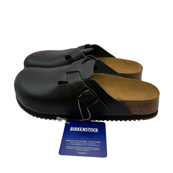 Birkenstock Shoes - Birkenstock Woman’s Black Boston Super Grip Clogs- Size 36 W5